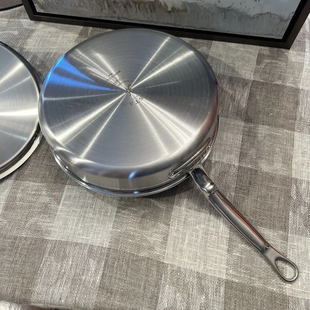 Hestan ProBond Forged Brushed Clad Stainless Steel 3.5 Qt  Covered Saute